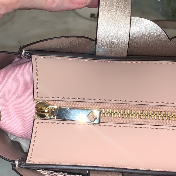 Kate Spade Mini Mina Pink Leather Satchel NWT 😎 - Picture 13 of 16